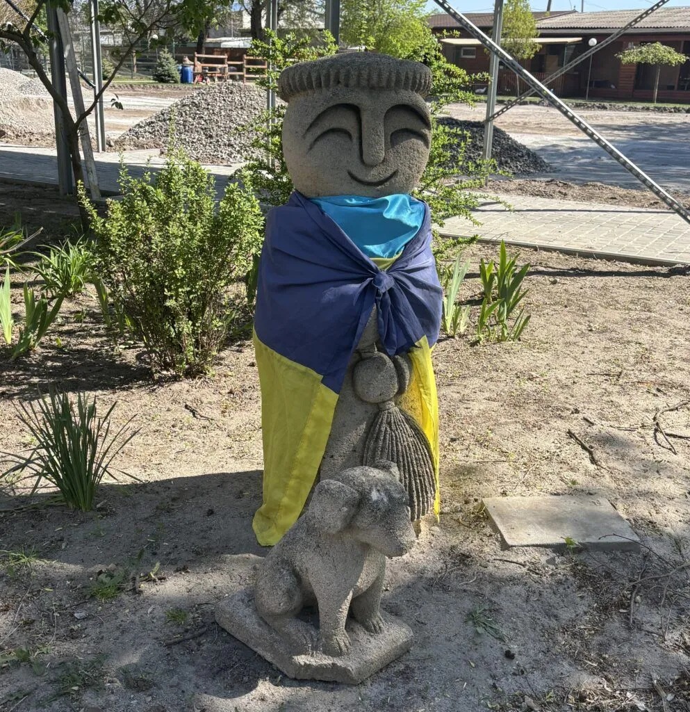 Statue of St. Martin de Porres Ukraine