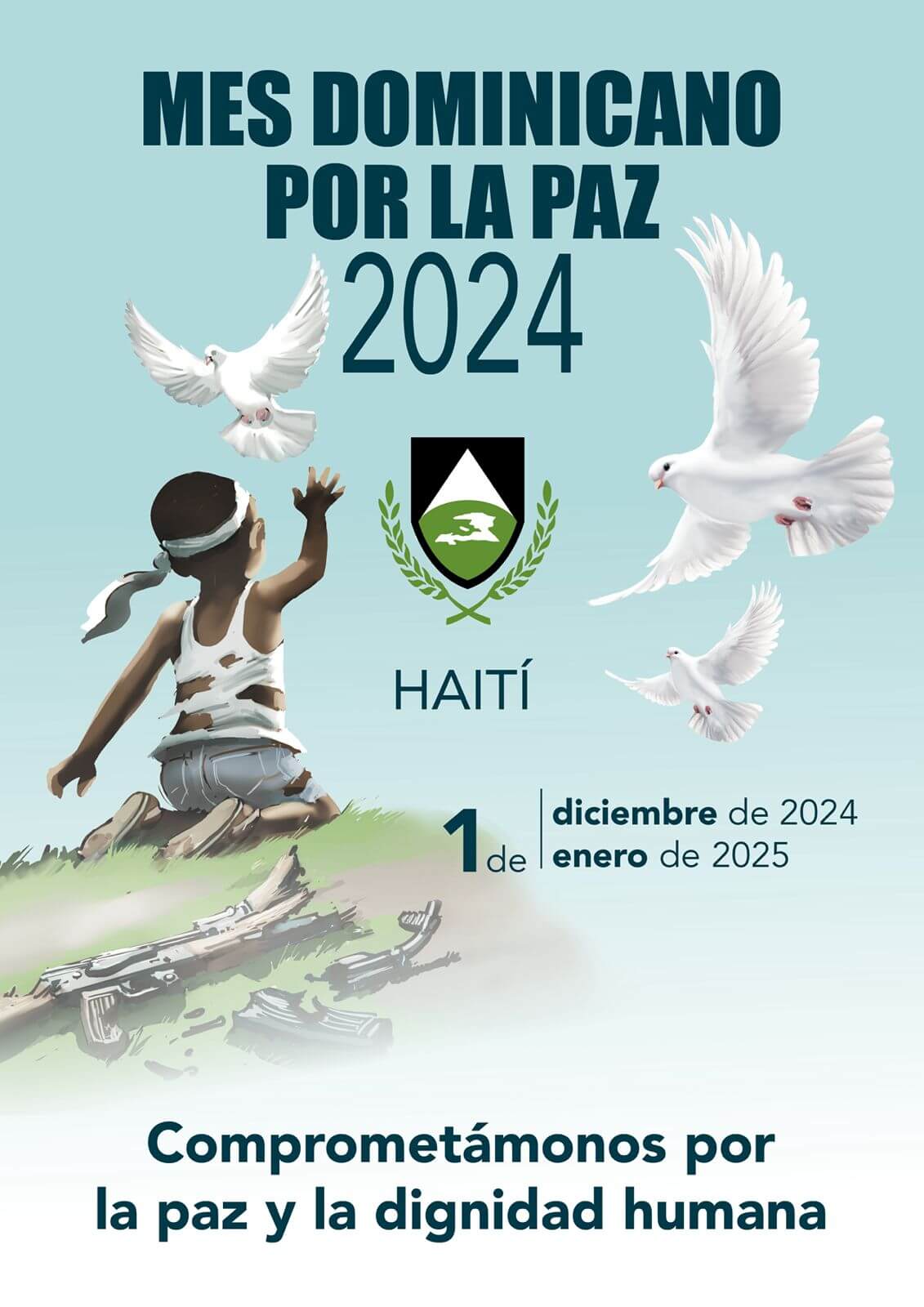 El Mes Dominicano por la Paz 2024 será por Haití
“Comprometámonos por la paz y la dignidad humana” Haití 2024