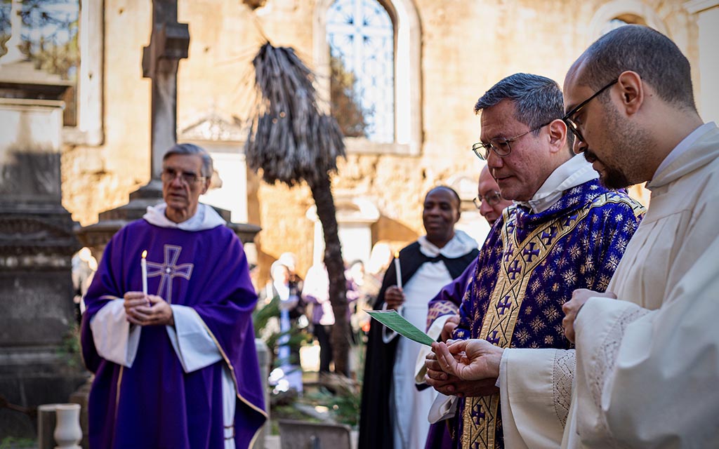 Célébration de l’anniversaire des défunts de l’Ordre à Rome