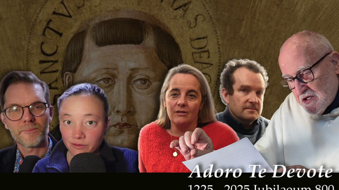 Des vidéos sur « Adoro Te devote » ont été publiées à l’occasion des célébrations du jubilé de Saint Thomas d’Aquin